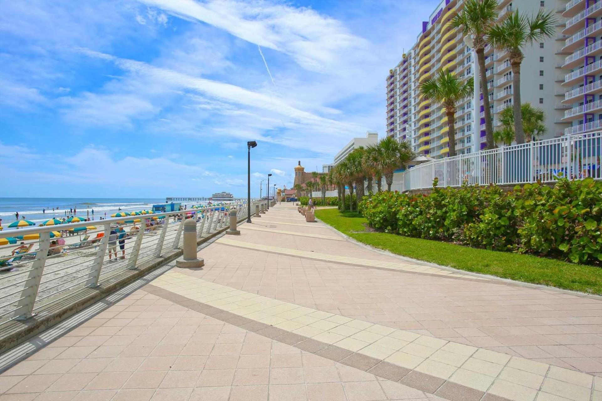 Luxury 16Th Floor 1 Bedroom Condo Direct Oceanfront Wyndham Ocean Walk Resort Daytona Beach | 1608 Exterior photo